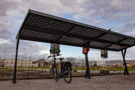 solar fietsenstalling