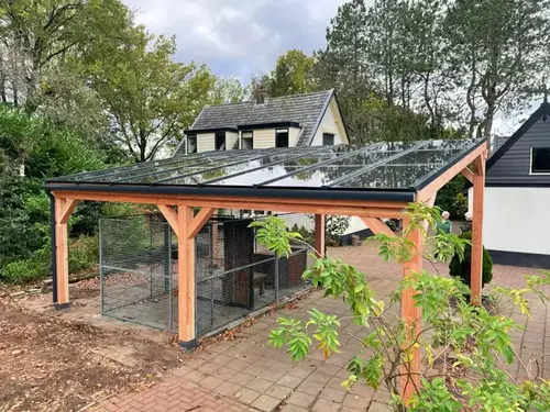 solar carport hout