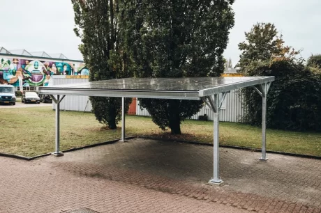 Stalen solar carport