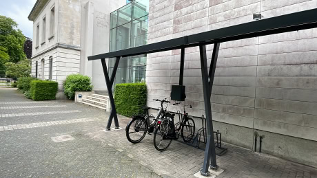 Solar bicycle storage