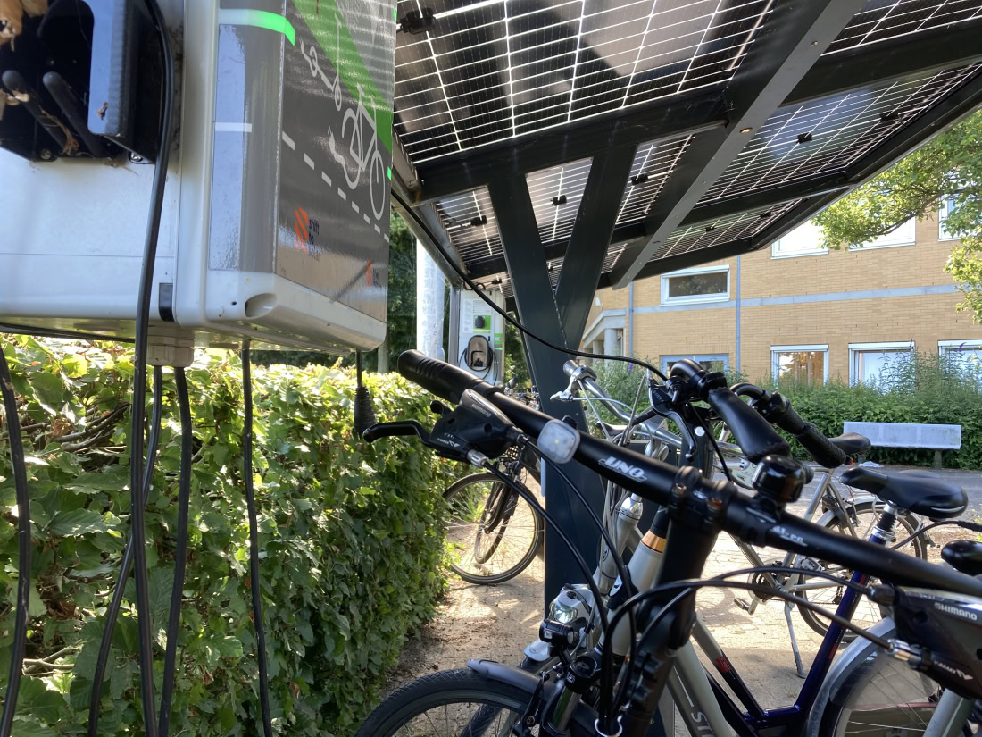 Solar fietsenstalling