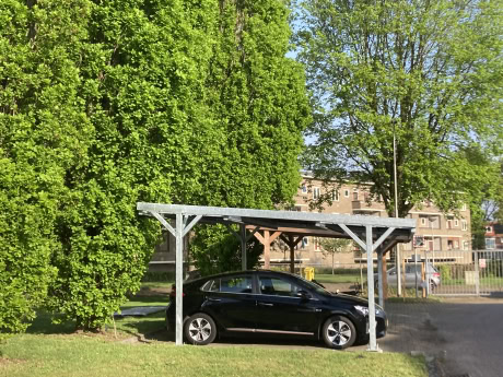 Steel Solar carport - Shift to Solar