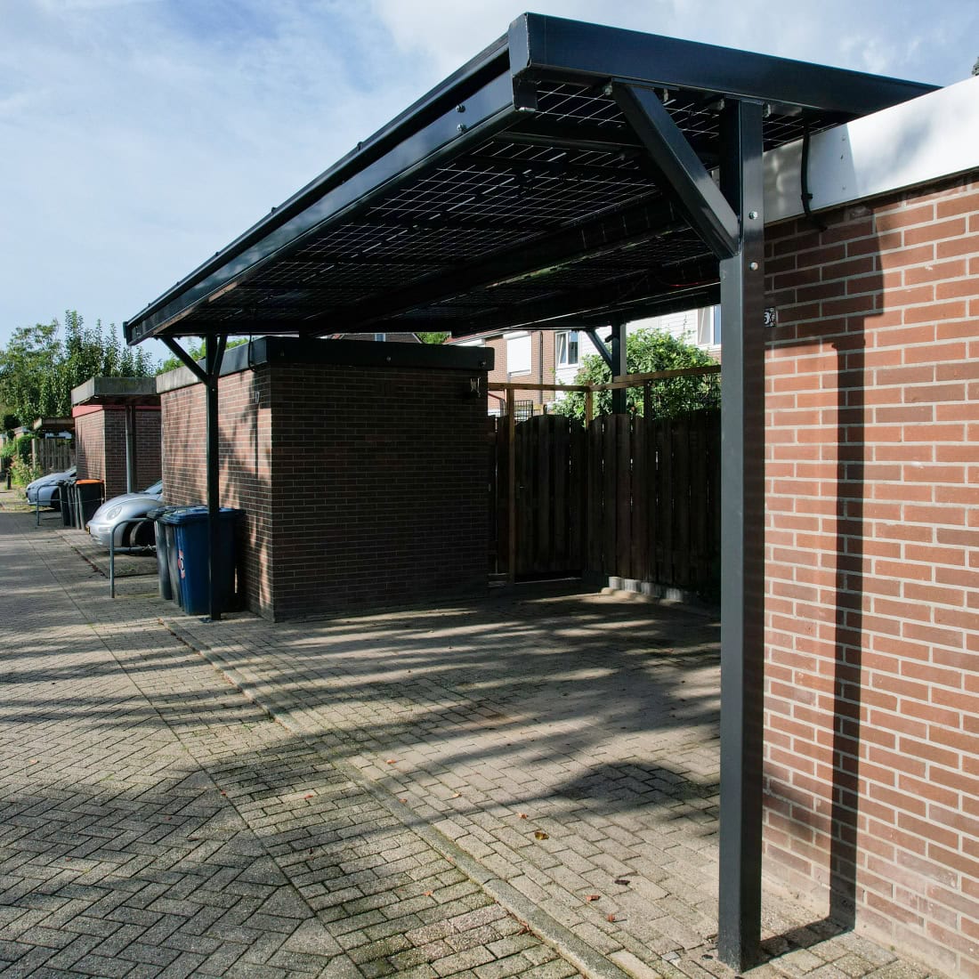 Photo of a Solar carport shared by neighbours