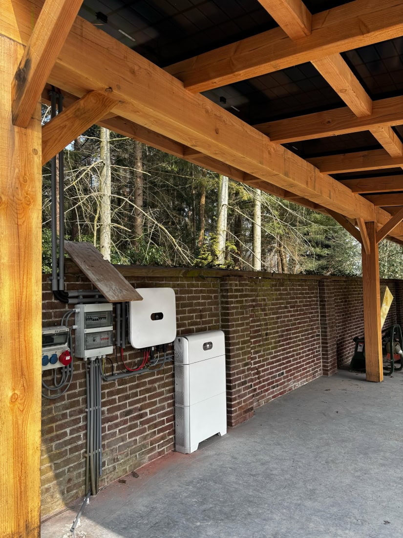 Dubbele Solar carport staal