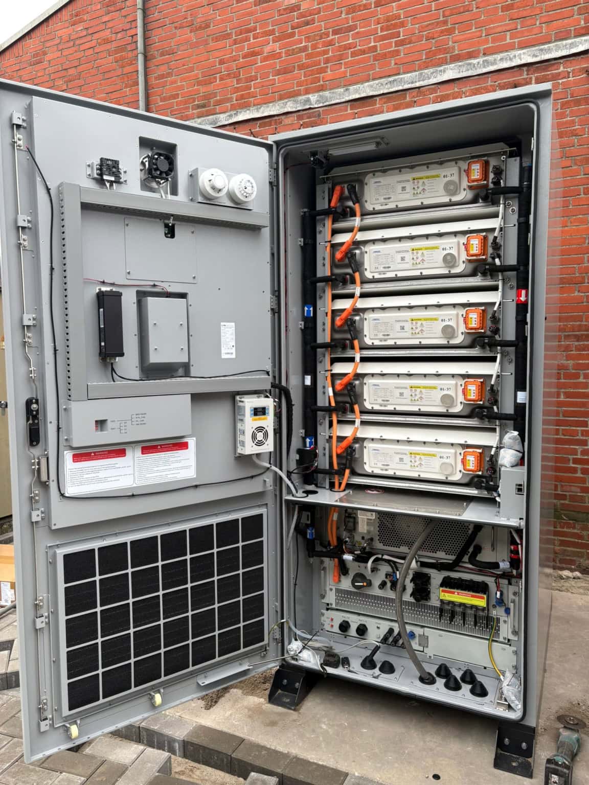 Foto van een zakelijke batterij